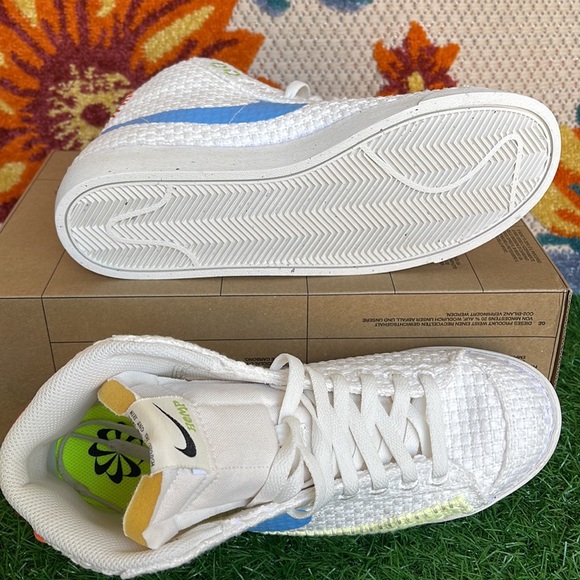 Nike Blazer Mid ‘77 NEXT NATURE Sail/University Blue ‘HEMP’ Men’s sneakers - Picture 10 of 16